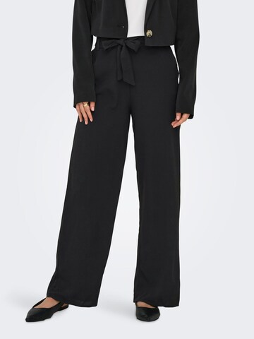 ONLY Wide leg Trousers 'ONLNova' in Black: front