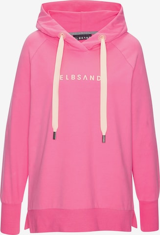 ElbsandSweater majica - roza boja: prednji dio