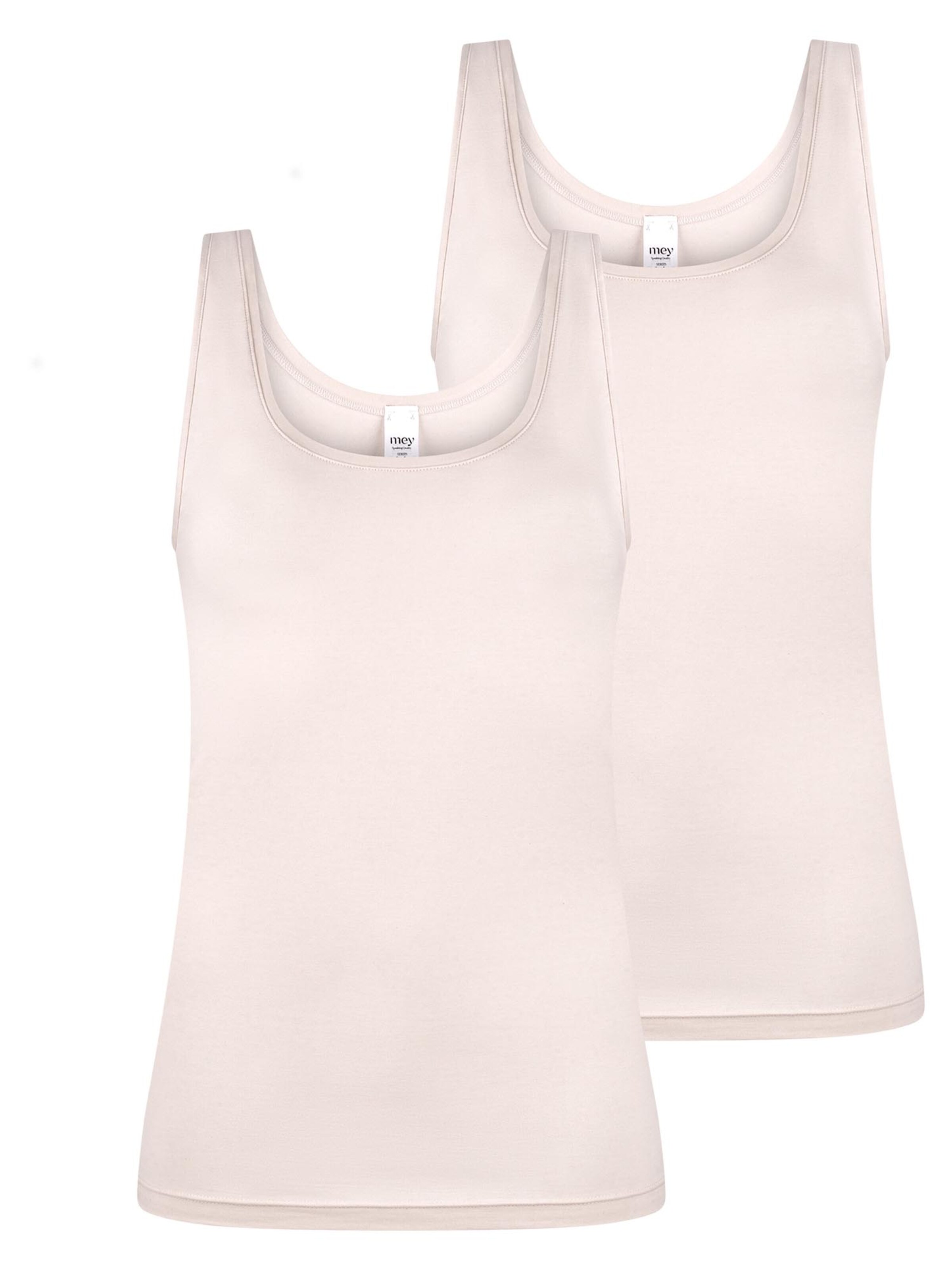 Mey Undershirt 'Cotton' in Beige: front