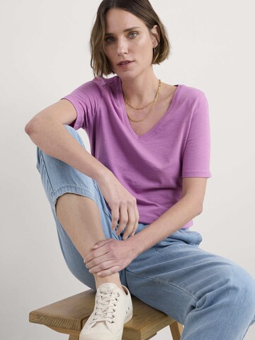 T-shirt 'Burdock' Seasalt Cornwall en violet