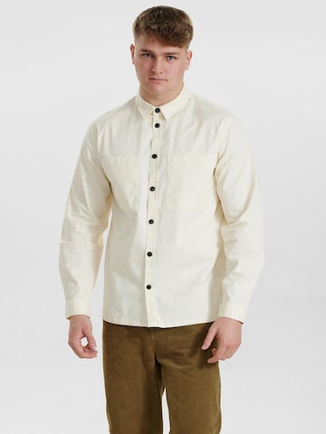 Dxnmxrk Shirt 'DXElvin' in Beige: front