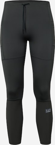 new balance Skinny Fit Спортен панталон 'Impact AT' в черно: отпред