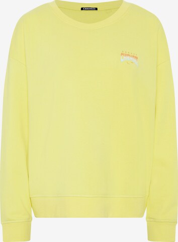 CHIEMSEE Sweatshirt in Yellow: front