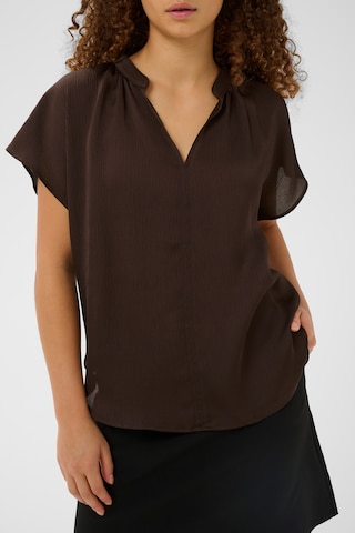 SOAKED IN LUXURY - Blusa em castanho