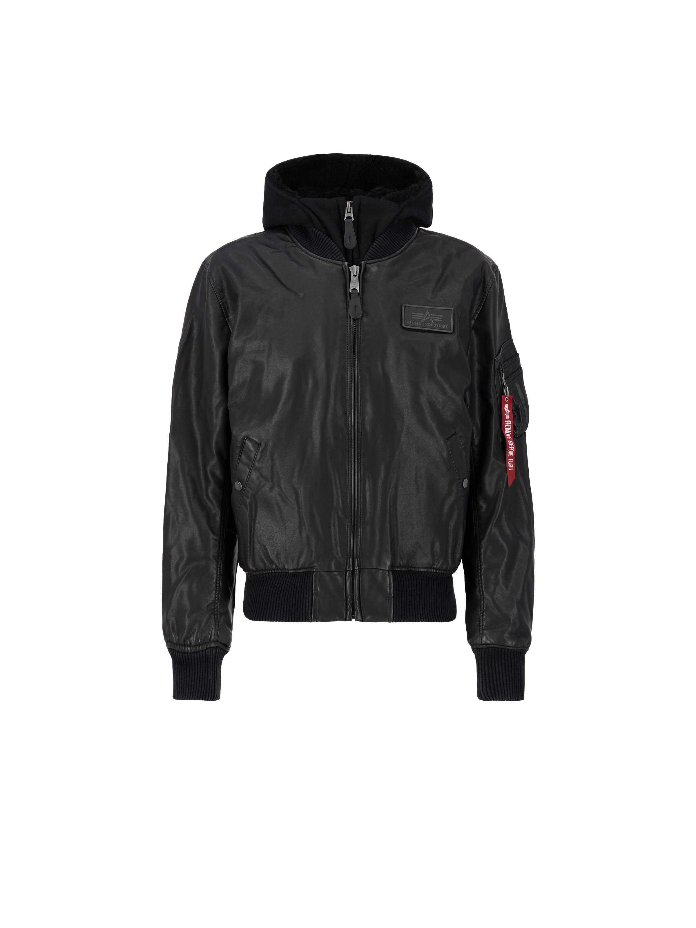 ALPHA INDUSTRIES Übergangsjacke 'MA-1 D-Tec FL'‌‌‌‌ in schwarz, Produktansicht