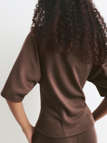 Pull&Bear Majica | rjava barva