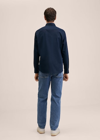 MANGO MAN Regular Fit Hemd 'Marmaris' in Blau