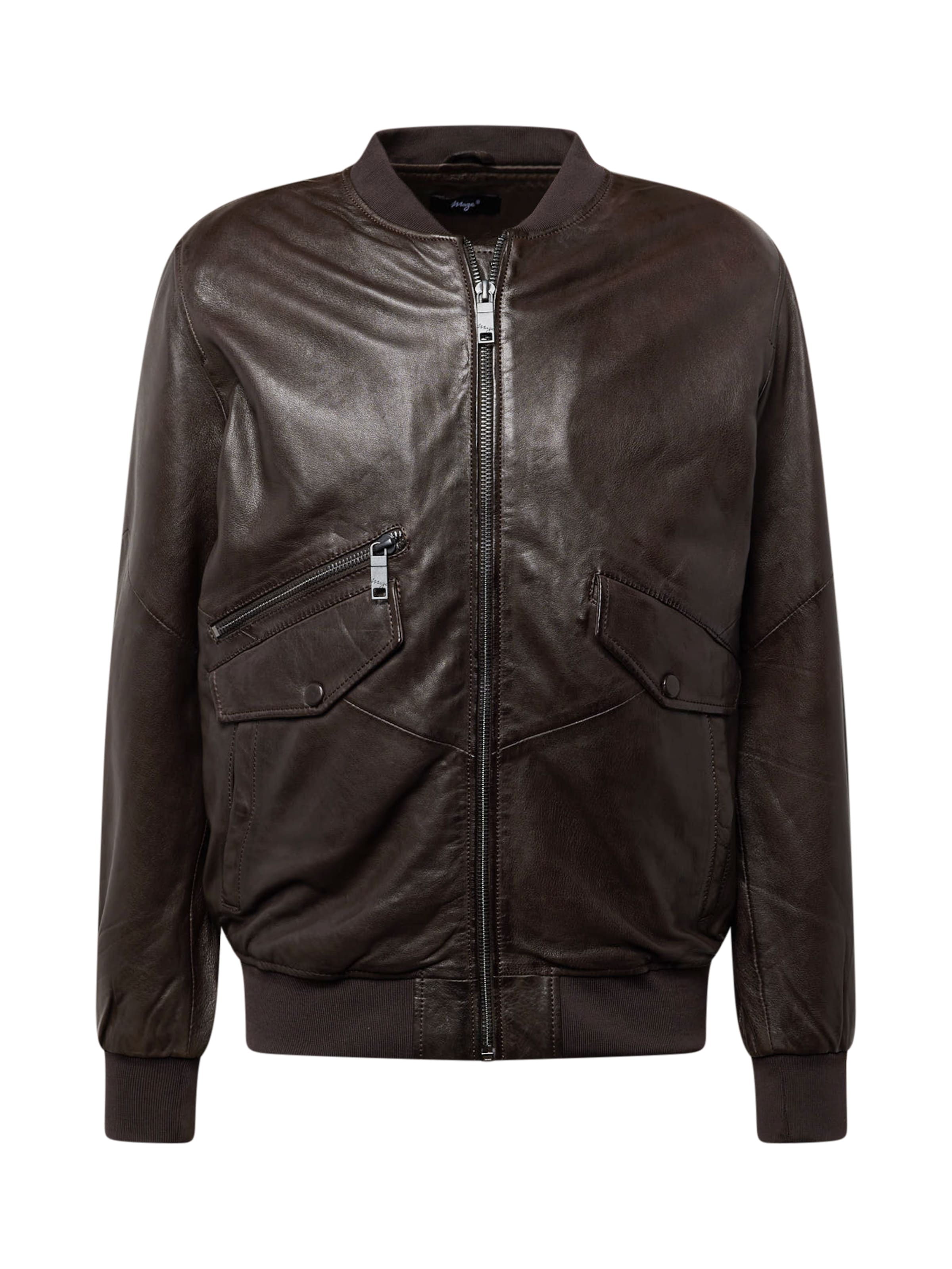 Maze Between-season jacket in Brown: front