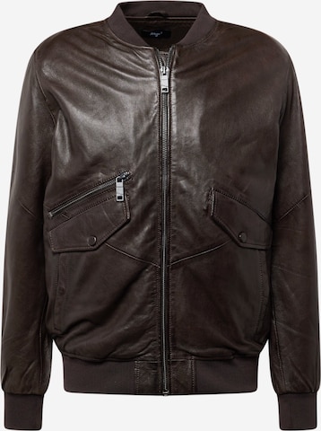 Maze Between-season jacket in Brown: front