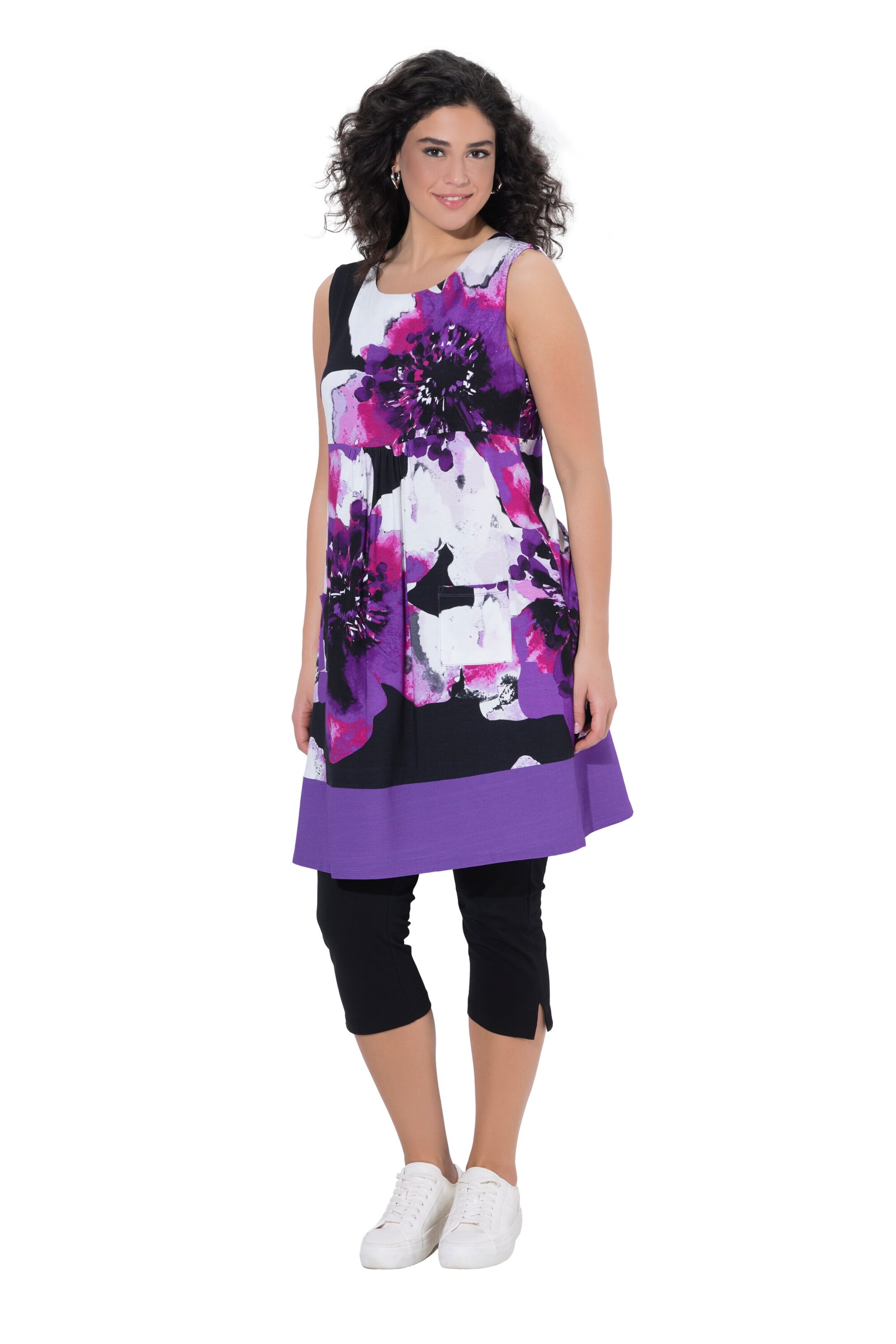 Ulla Popken Kleid in Lila: Vorderseite