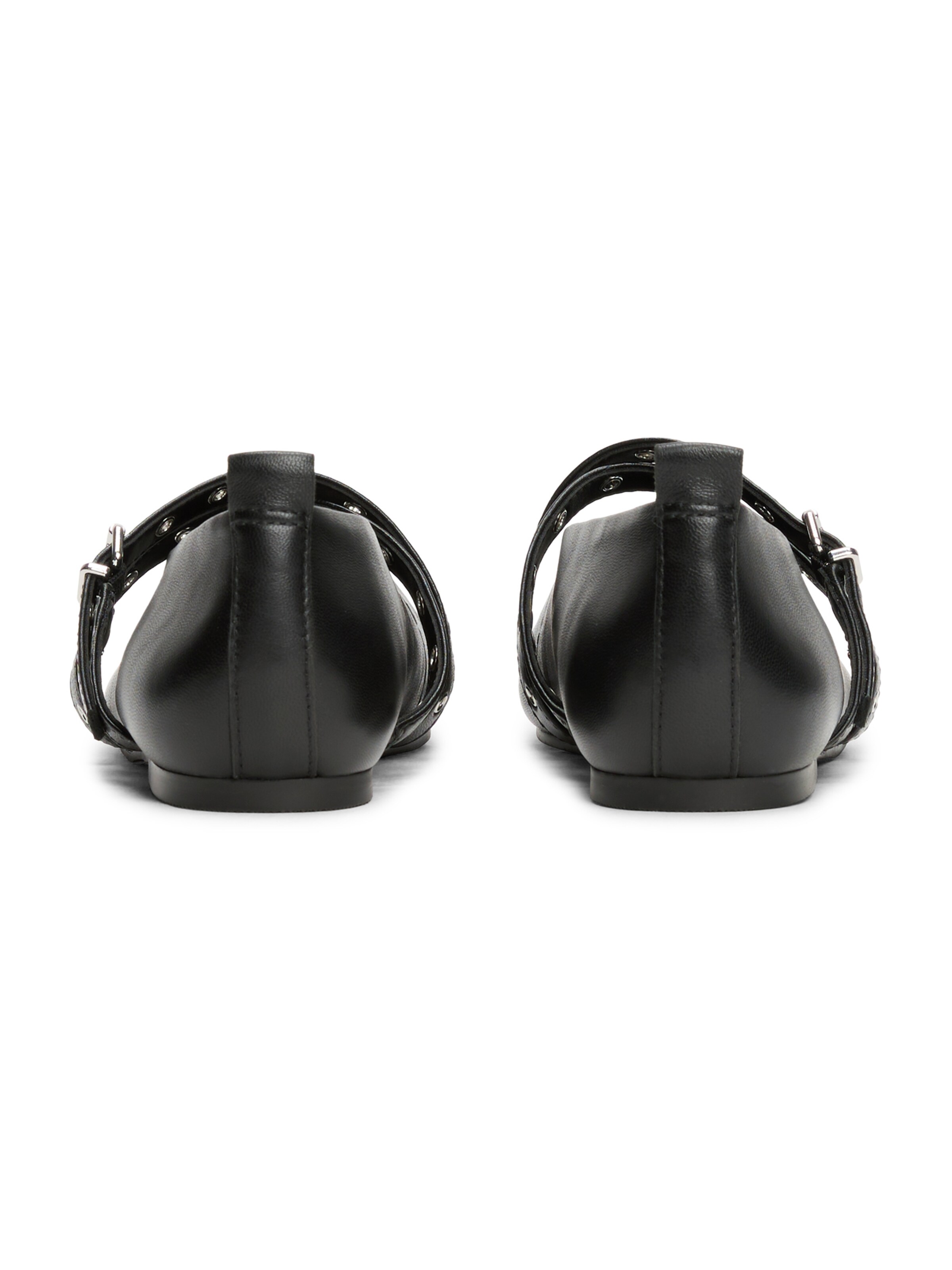 Tommy Jeans Baleríny s řemínky – černá