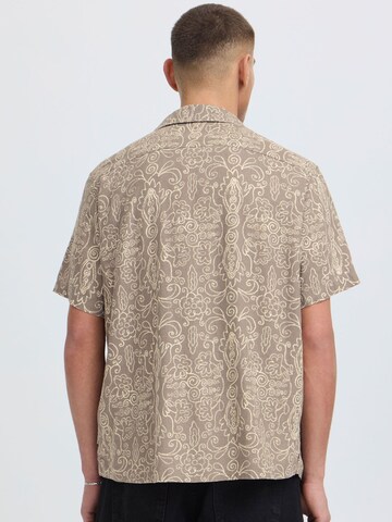 !Solid Comfort fit Button Up Shirt ' SDUtkolt ' in Beige