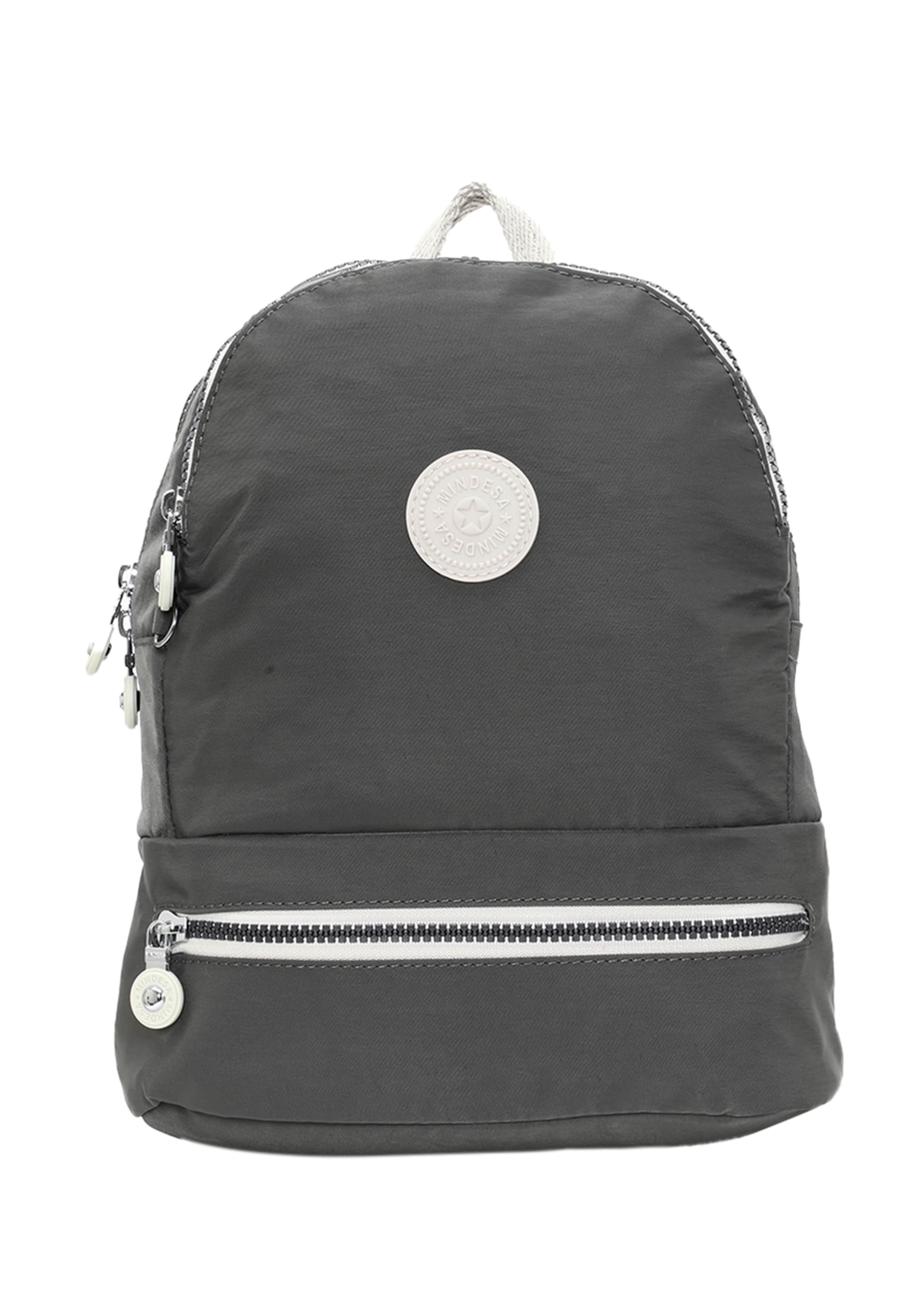 Mindesa - Mochila en gris: frente
