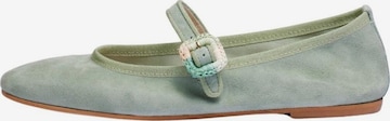 Ballerines à lanières 'Bambolina' Flarelle en vert : devant