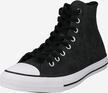 CONVERSE Magas szárú sportcipők 'Chuck Taylor All Star' - szürke: elől