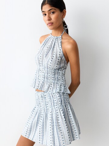 MANGO TEEN Nederdel 'BLAUF' i blå