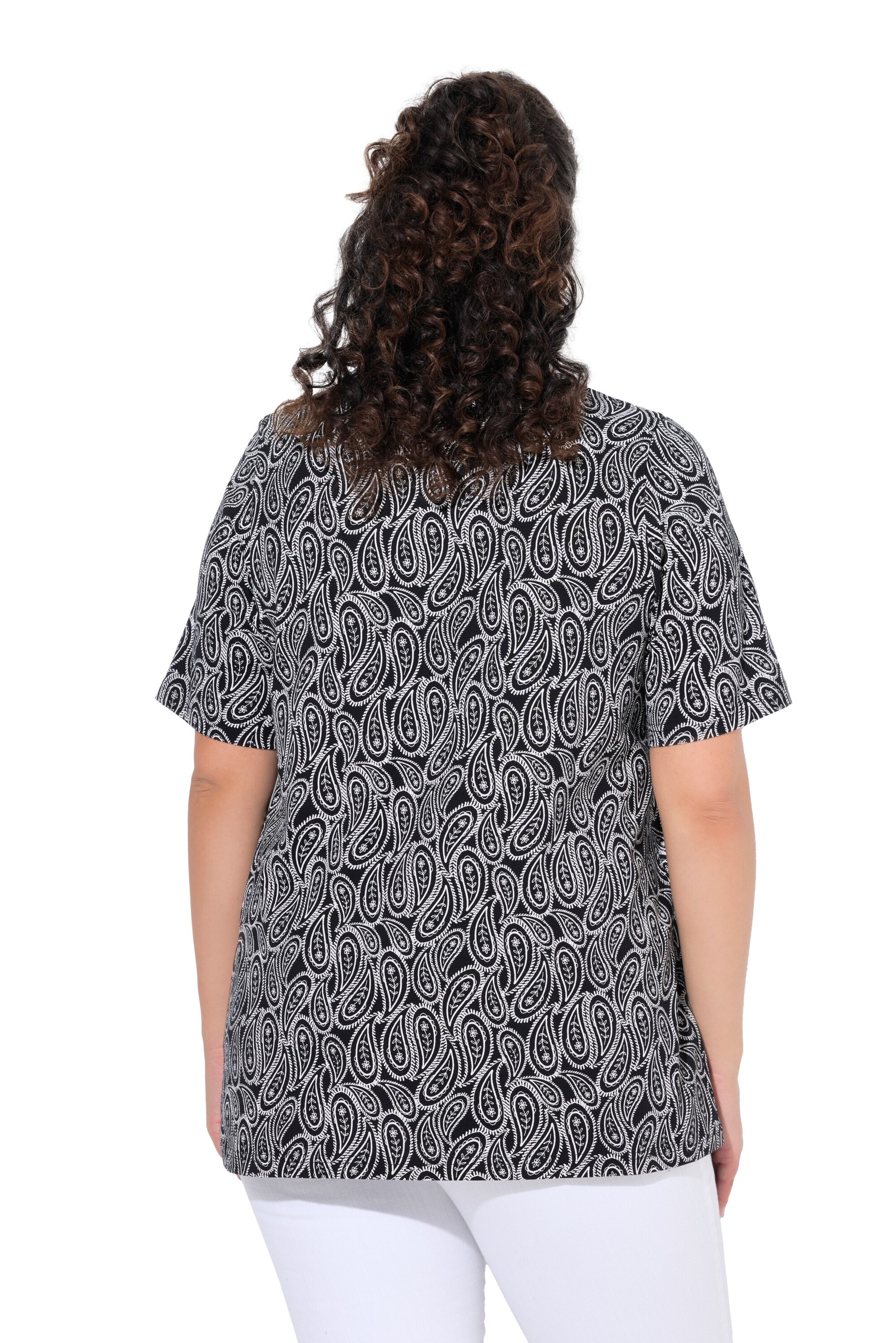 Ulla Popken T-Shirt in Schwarz