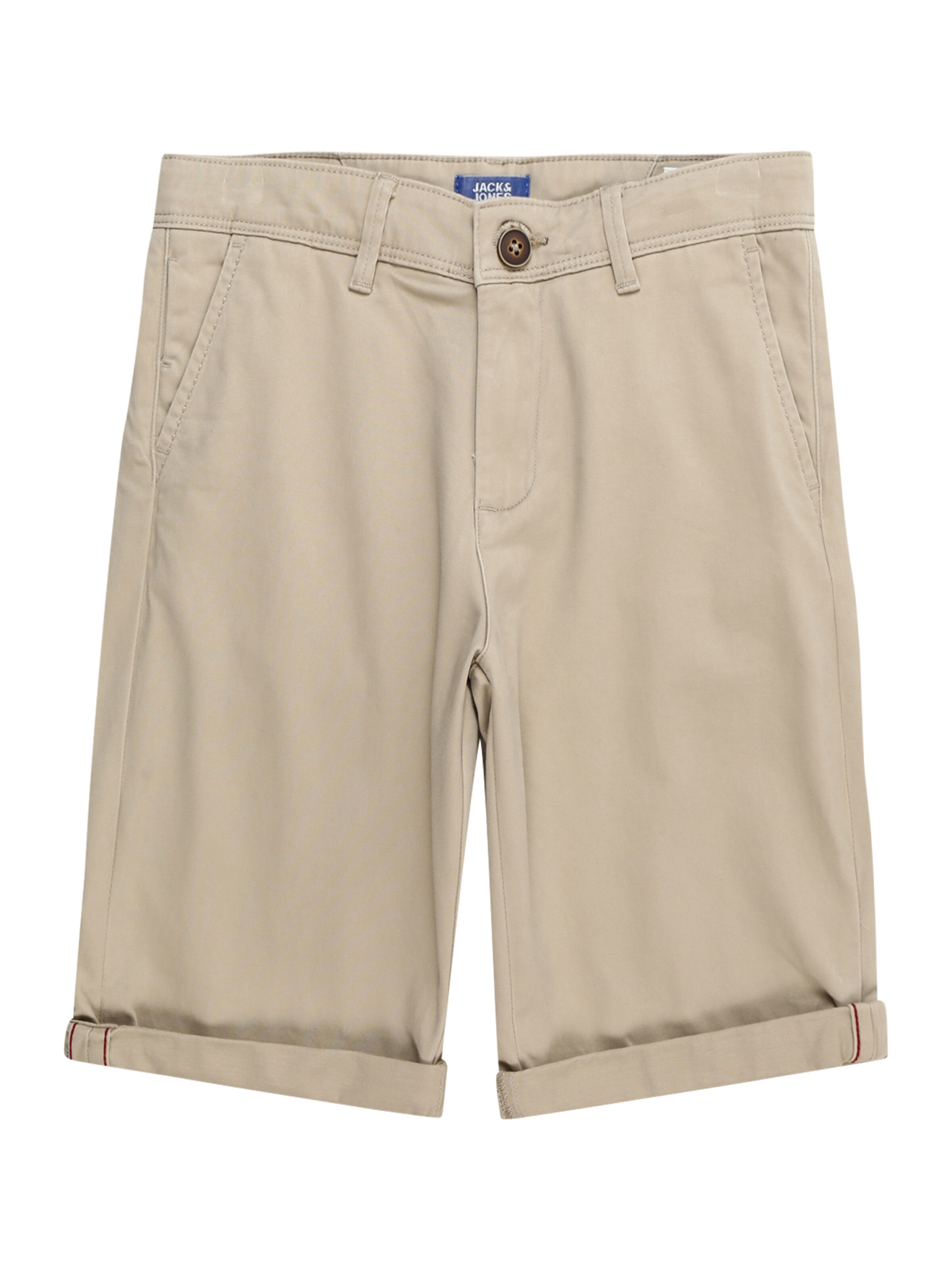 Jack & Jones Junior - Regular Calças 'JJIBowie' em bege: frente