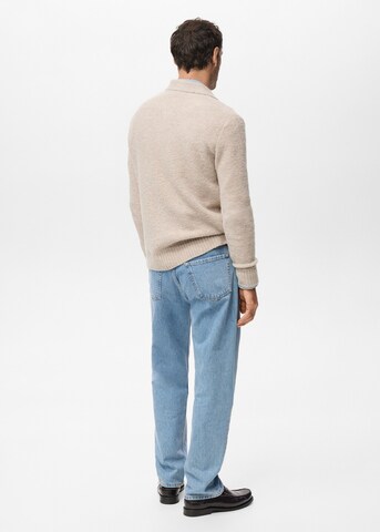 MANGO MAN Shirt 'Yago-i' in Beige