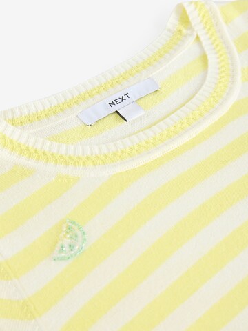 T-shirt Next en jaune