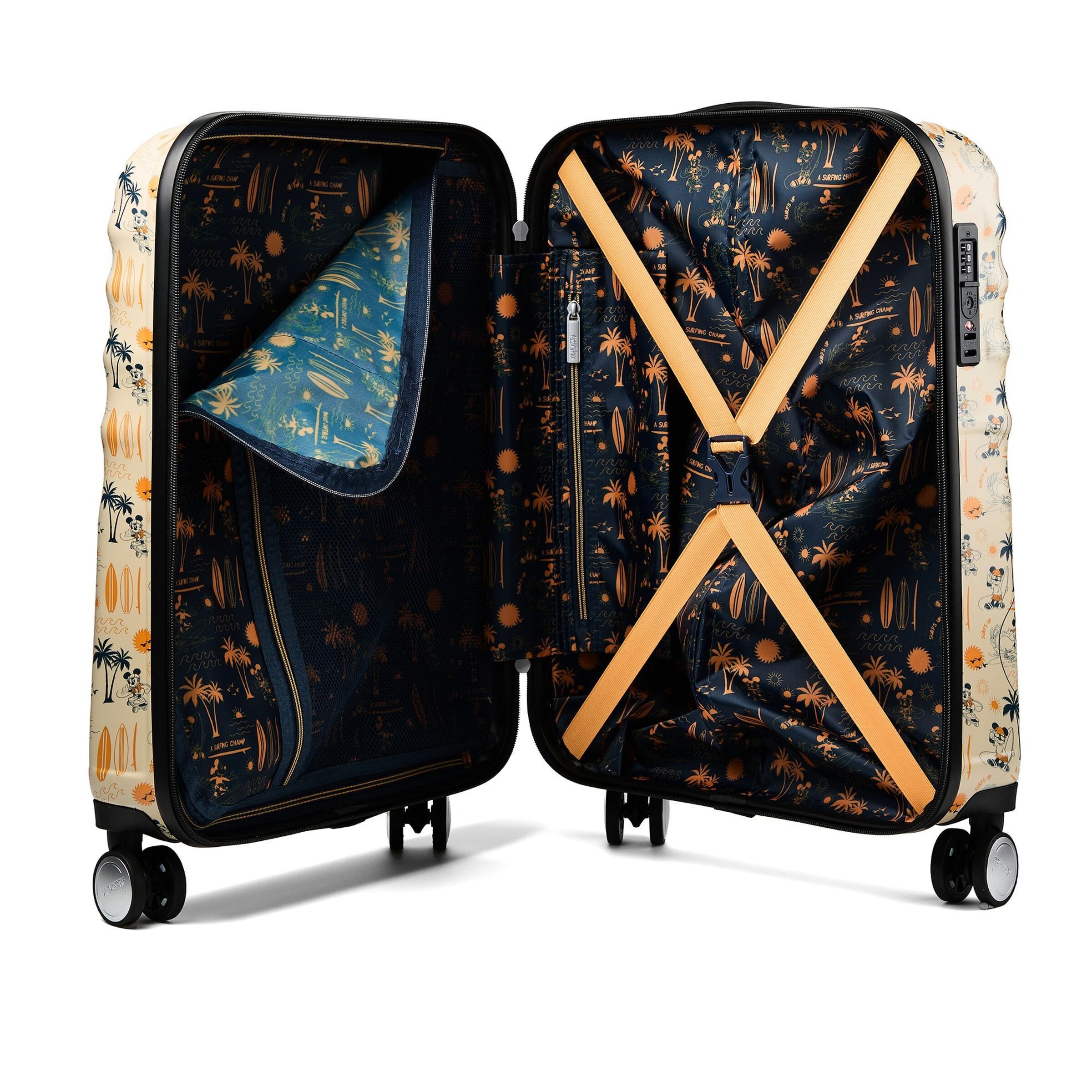 American Tourister Trolley in Beige