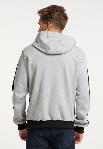 Mo SPORTS Sweatjacke in Grau