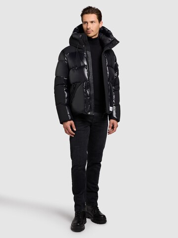 Veste d’hiver 'Alst' khujo en noir