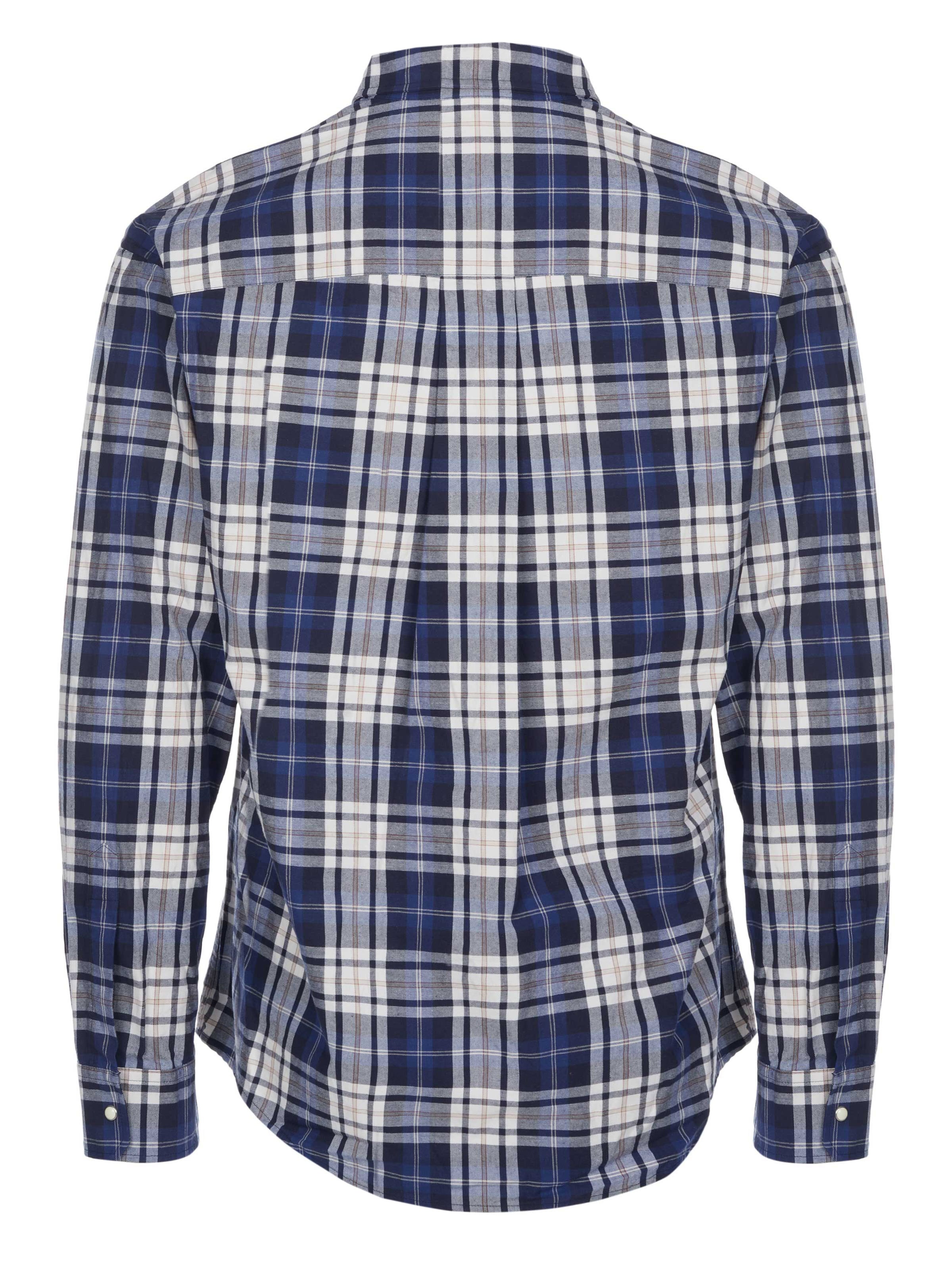 DS2 Shirt 'Dsquared2 Hemd Check Drop blau' in Blue