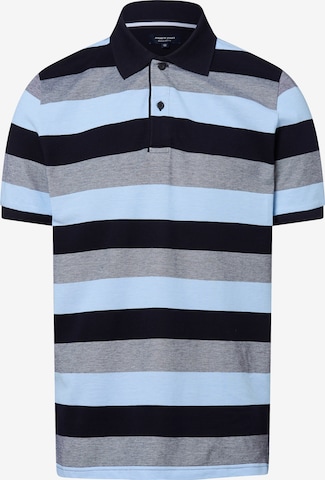Andrew James Poloshirt in Blau: Vorderseite
