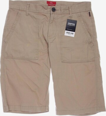 s.Oliver Shorts in 31 in Beige: front