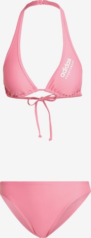 Triangle Bikini de sport ADIDAS SPORTSWEAR en rose : devant