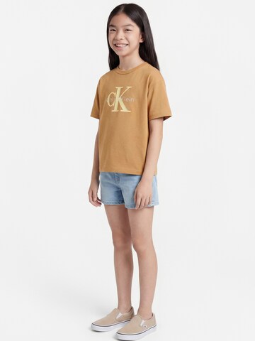 Calvin Klein Jeans T-shirt i brun