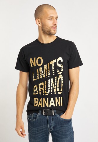 BRUNO BANANI T-Shirt 'Sullivan' in Schwarz: predná strana