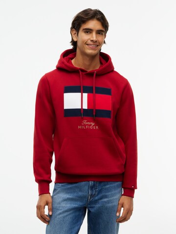 Felpa di TOMMY HILFIGER in rosso: frontale