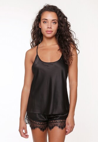 LingaDore Pajama in Black: front