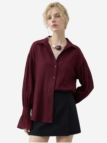 Bianco Lucci Shirt 'Hemden'‌‌ in Rot: Vorderseite