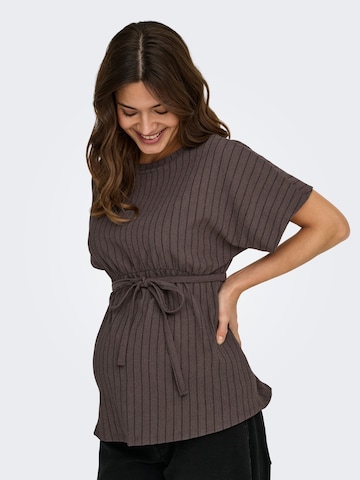 Only Maternity Shirt 'OLMPetris' in Brown