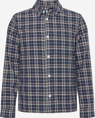 Rotholz Button Up Shirt in Blue: front