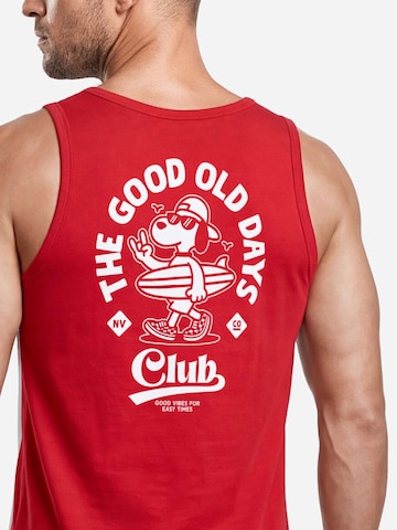 Neverless Shirt 'Good old Days'‌‌‌‌‌‌‌‌‌‌ in Rot