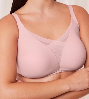 TRIUMPH T-shirt Bra 'Shape Smart' in Pink