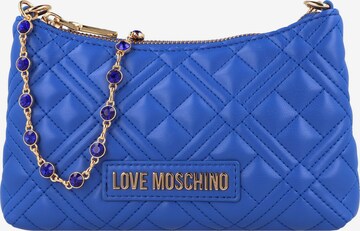 Borsa a spalla di Love Moschino in blu: frontale