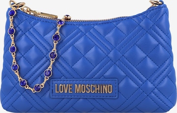 Borsa a spalla di Love Moschino in blu: frontale