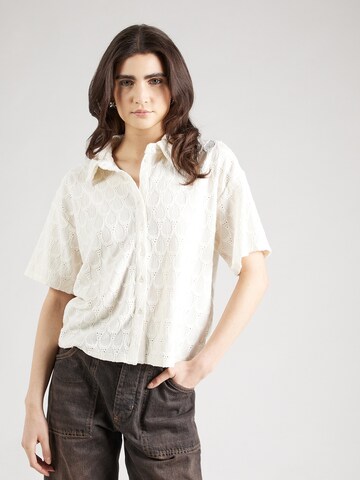 OBJECT Blouse 'FEODORA' in Wit: voorkant