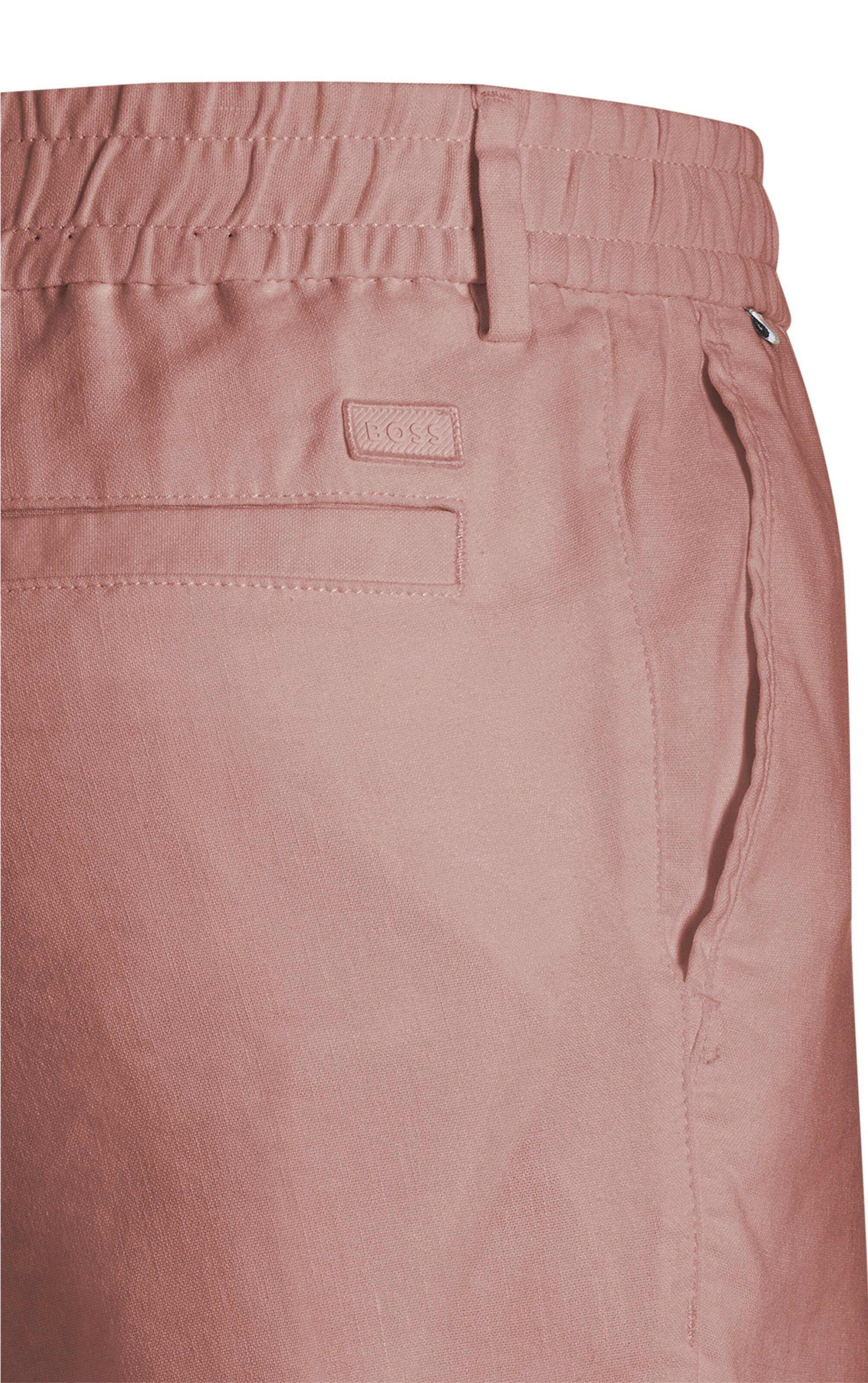 BOSS Regular Pleated Pants 'H-Kane1-RDS' in Pink