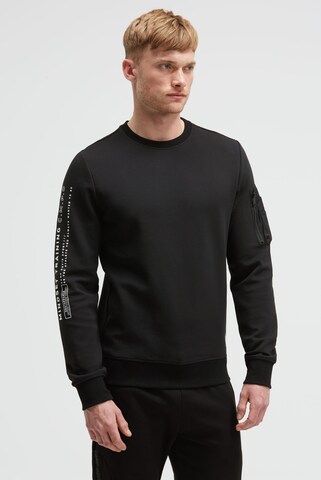 CAMP DAVID Sweatshirt in Schwarz: Vorderseite