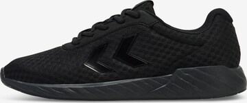 Hummel Platform trainers in Black: front