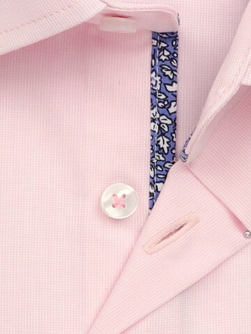 SEIDENSTICKER Slim Fit Hemd in Pink