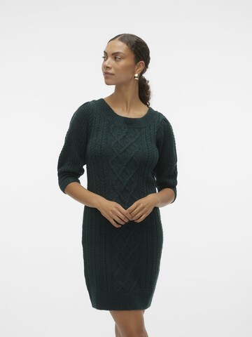 VERO MODA Strikkjole 'MARA' i grøn: forside