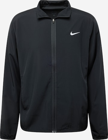 NIKE Athletic Jacket 'FORM' in Black: front