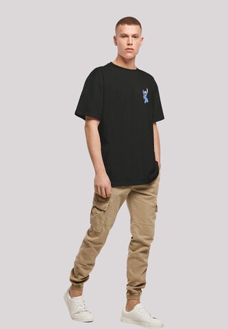 T-Shirt 'Disney Lilo And Stitch' F4NT4STIC en noir